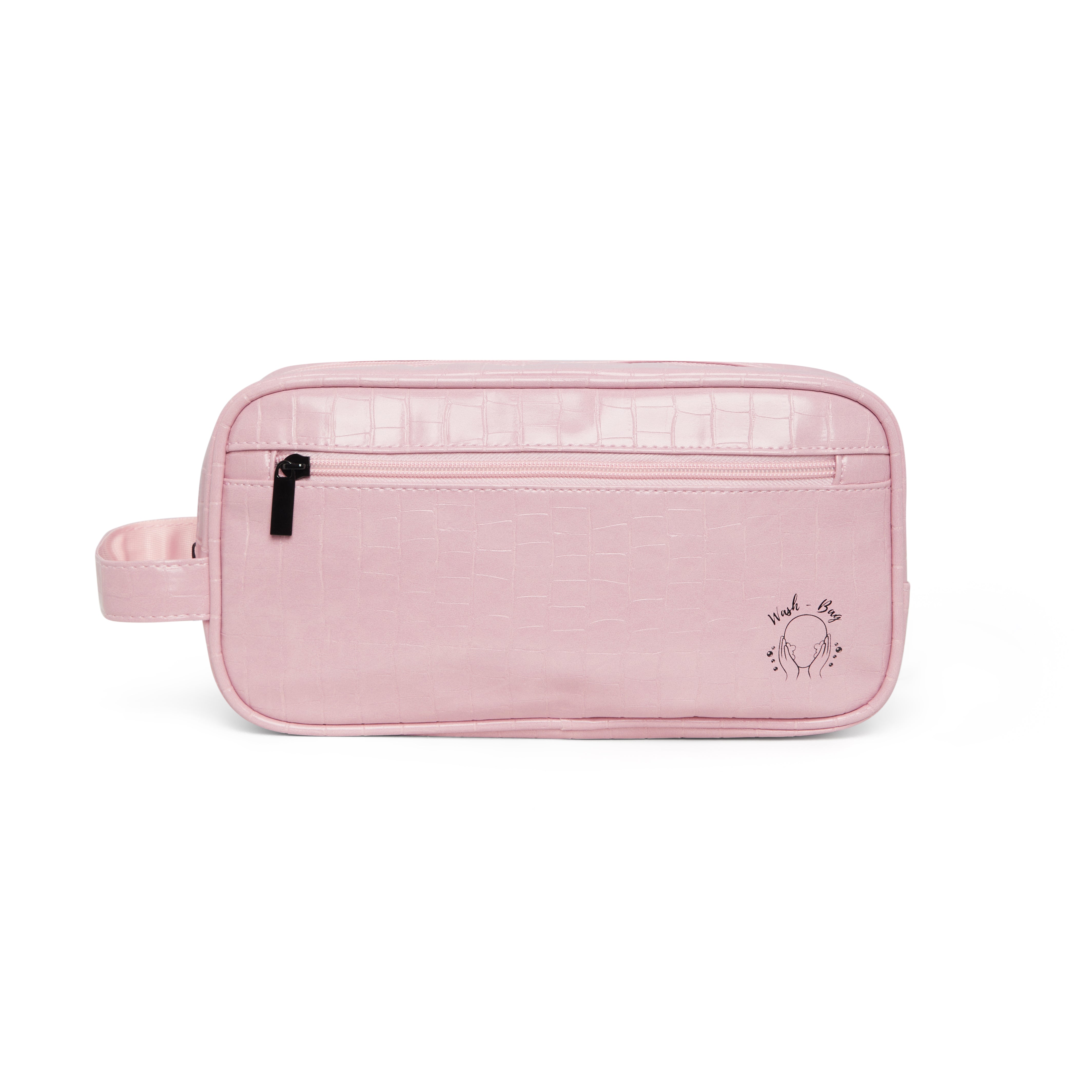 Luxury Croc Wash Bag | Waterproof Travel Toiletry Bag